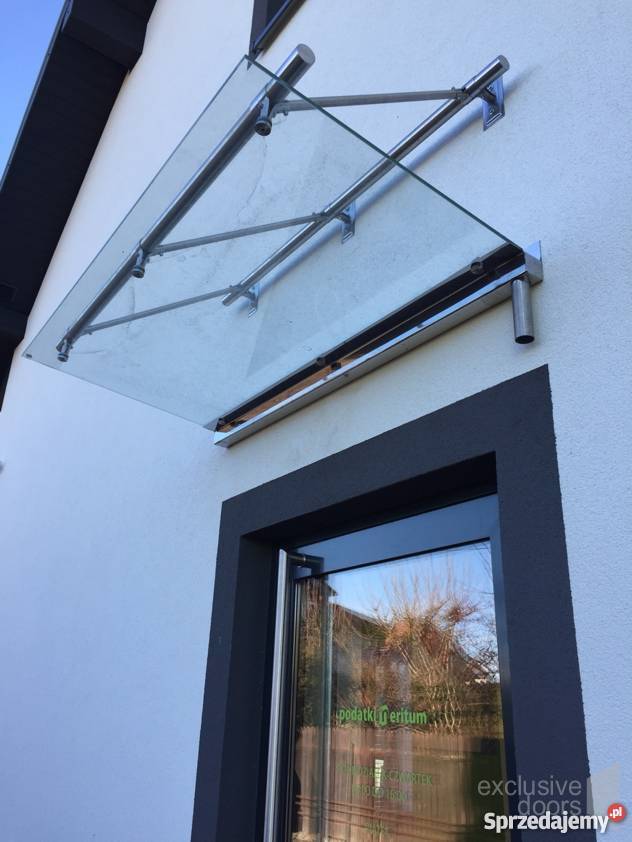 Nowoczesne drzwi przeszklone do biura lokalu Piwniczna-Zdrój