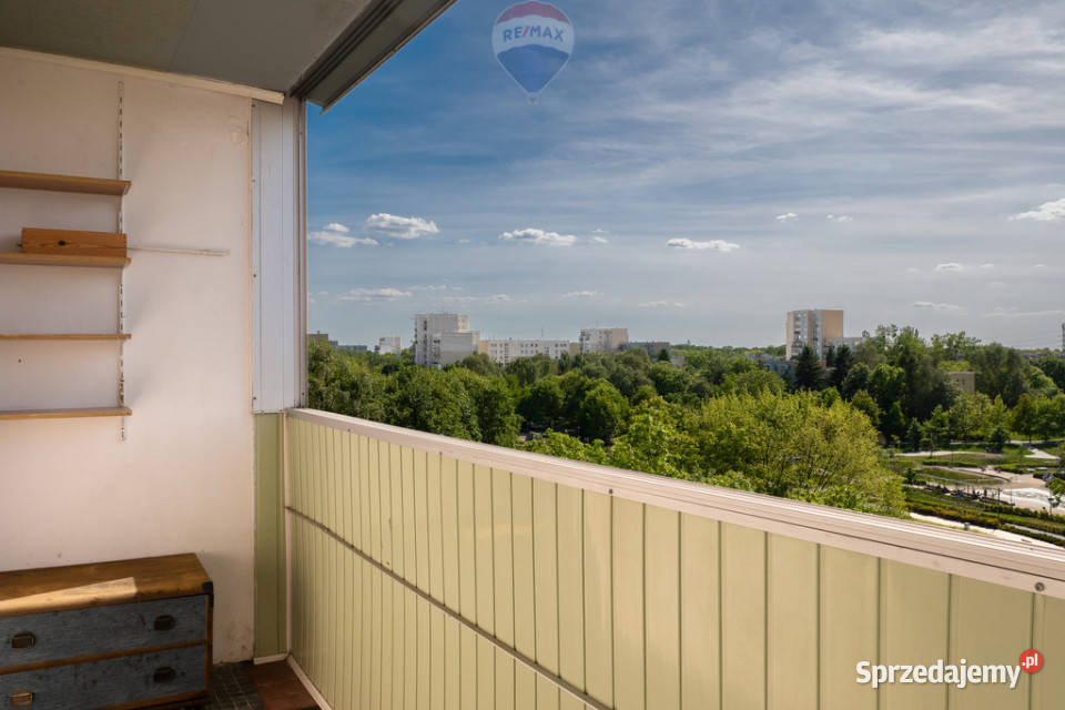 Duże mieszkanie z loggią w parku M1 Ursynów mazowieckie Warszawa sprzedam