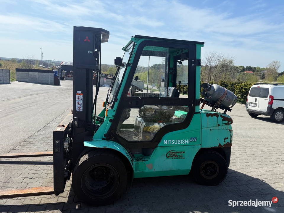 wózek widłowy MITSUBISHI FG35NT LPG bliźniacze Działoszyn