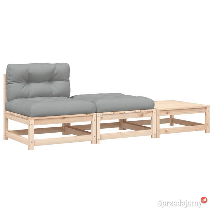 Ogrodowa sofa bez podłokietników z poduszkami i mazowieckie sprzedam