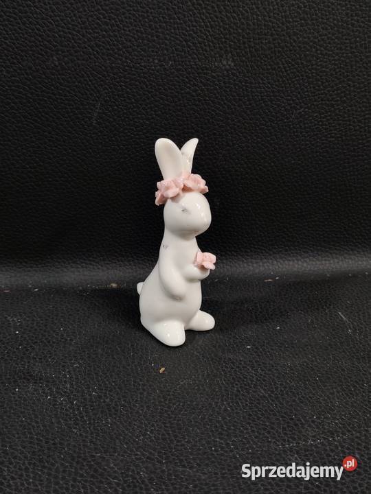 Porcelanowa figurka zajączka Poddębice