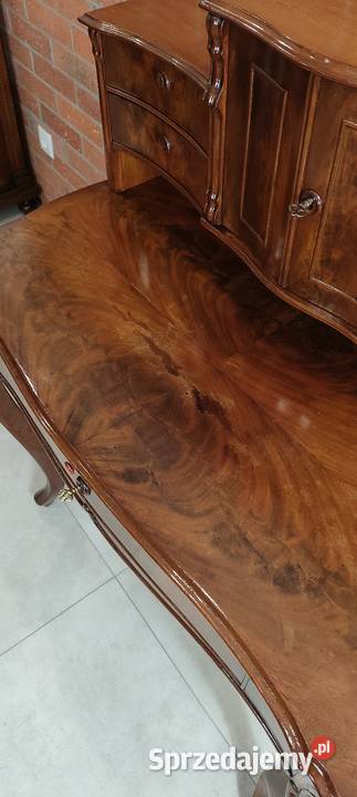 Piękne biurko sekretarzyk Ludwik Filip antyk Łagów