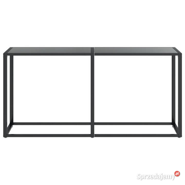 Konsola czarna 160x35x755 szkło hartowane Warszawa sprzedam