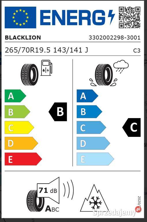 BlackLion BT107 26570 R195 Opona naczepowa Nowa podkarpackie Zarębki
