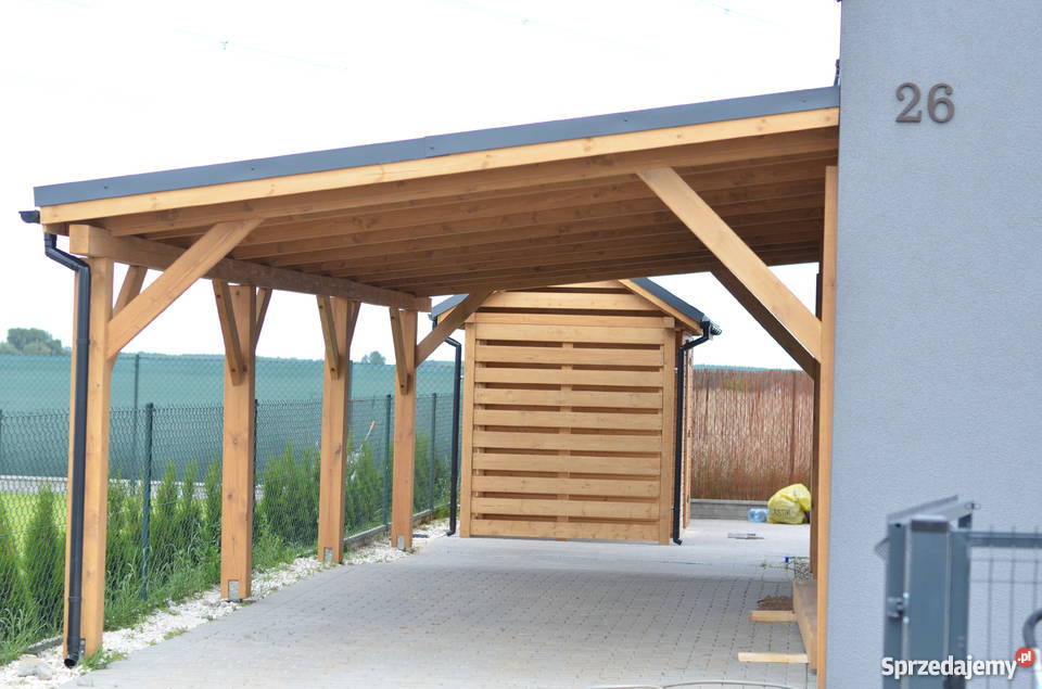 Wiata garażowa Konin