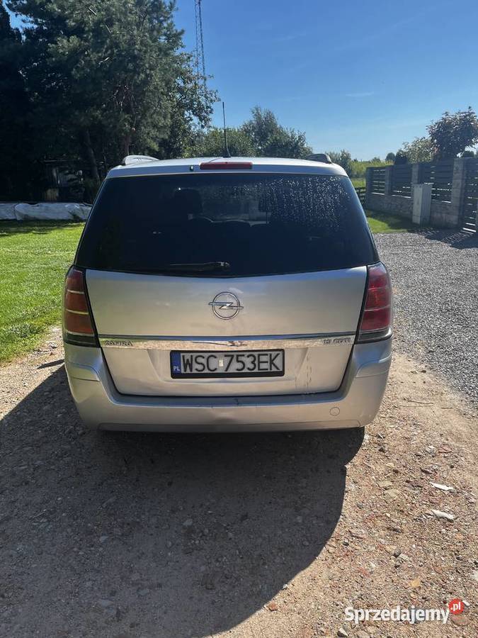 Opel zafira 19cdti 7 osobowa nieuszkodzony Zafira Paprotnia