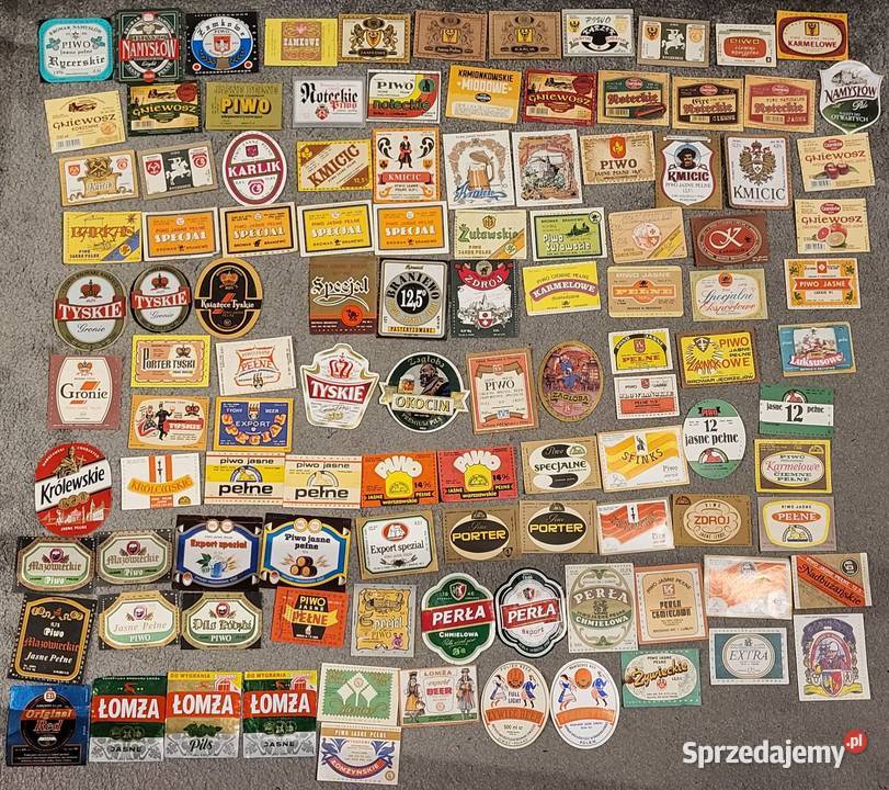 Etykiety piwne zestaw 243 etykiet piwnych sprzedam