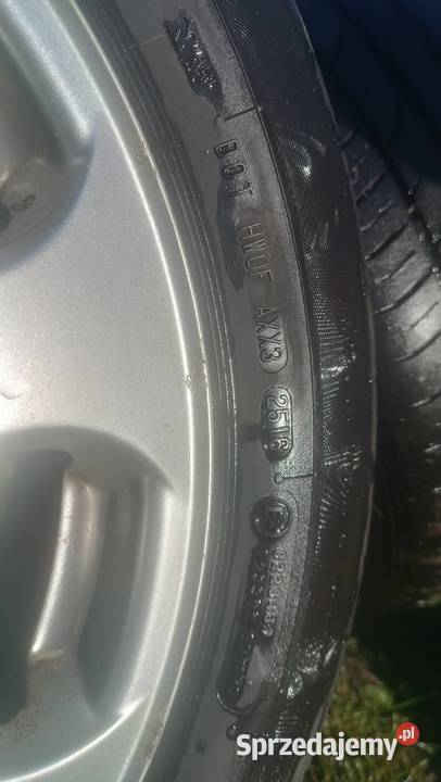 Felgi aluminiowe 20555 R16 opony Continental Kręćkowo sprzedam