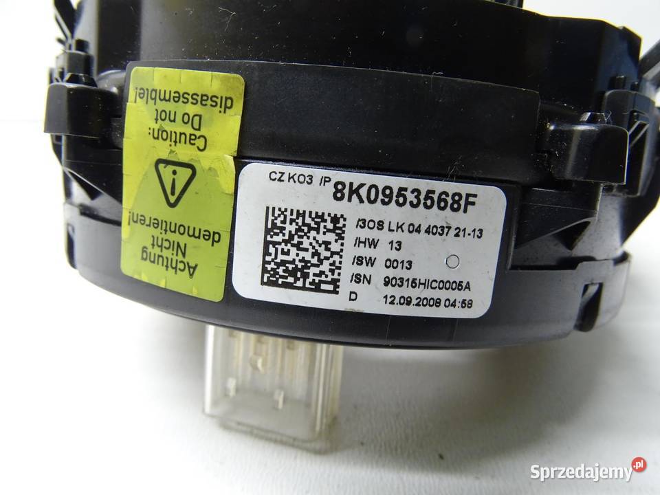 TAŚMA AIRBAG ZWIJAK PODUSZKI 8K0953568F AUDI A4 małopolskie