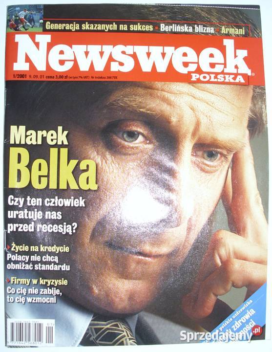 Unikat Pierwsze polskie wydanie Newsweek Polska Antyki, Sztuka, Kolekcje mazowieckie