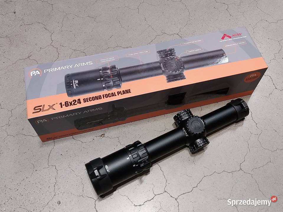 Luneta celownicza Primary Arms SLx 16x24 mm SFP śląskie Czeladź sprzedam