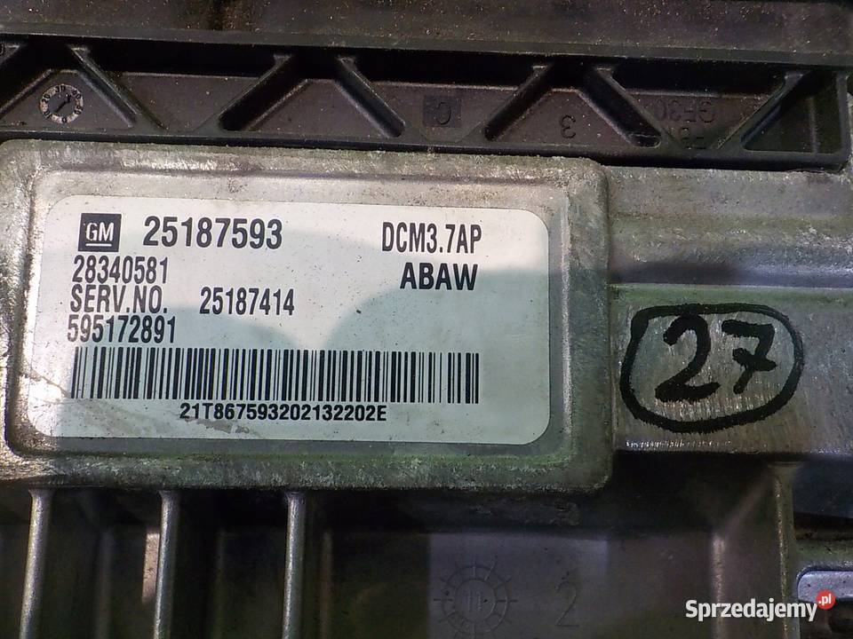 CHEVROLET ORLANDO 20 VCDI 12r 5D sterownik modul mazowieckie Suków