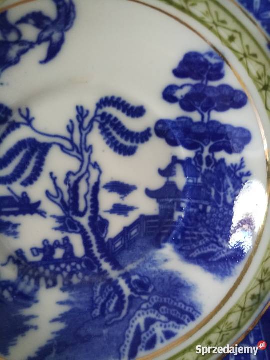 Patera Old Blue Porcelana i szkło Ropa