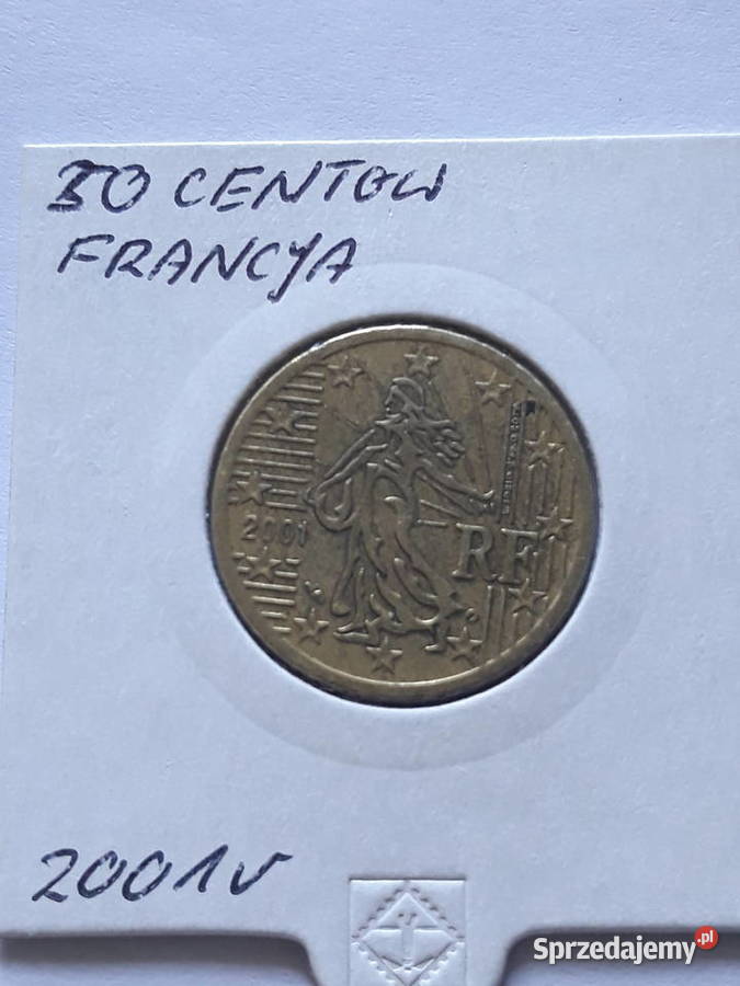 50 Eurocentów Francja 19992001 r Numizmatyka wielkopolskie Konin