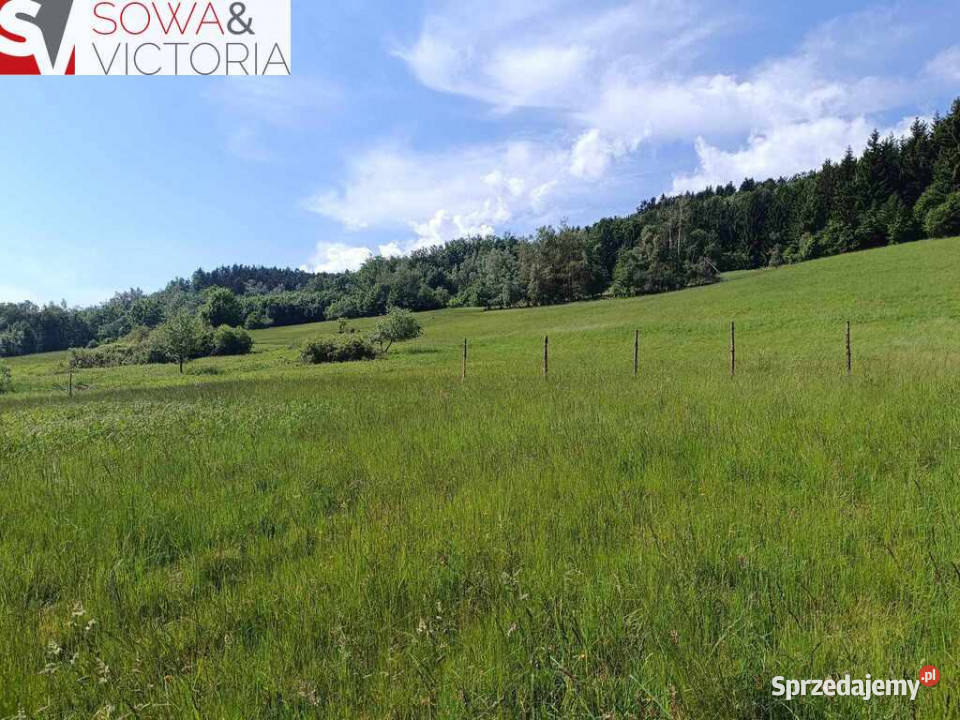 Widokowa działka na dom rekreacji indywidualnej Walim