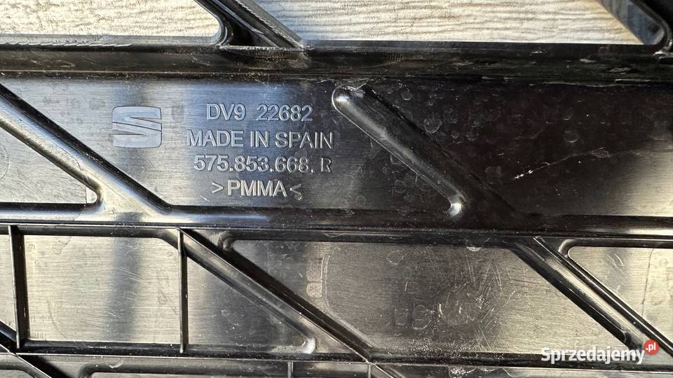 KRATKA ZDERZAK SPOILER PRZÓD SEAT CUPRA ATECA osobowe lubuskie