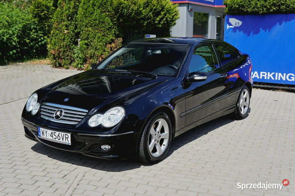 Mercedes C 200 C200 Kompressor Coupe niski ASR (kontrola trakcji) Warszawa sprzedam