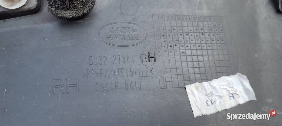 LISTWA DRZWI PRAWY TYŁ Range Rover Evoque Ruda Śląska sprzedam
