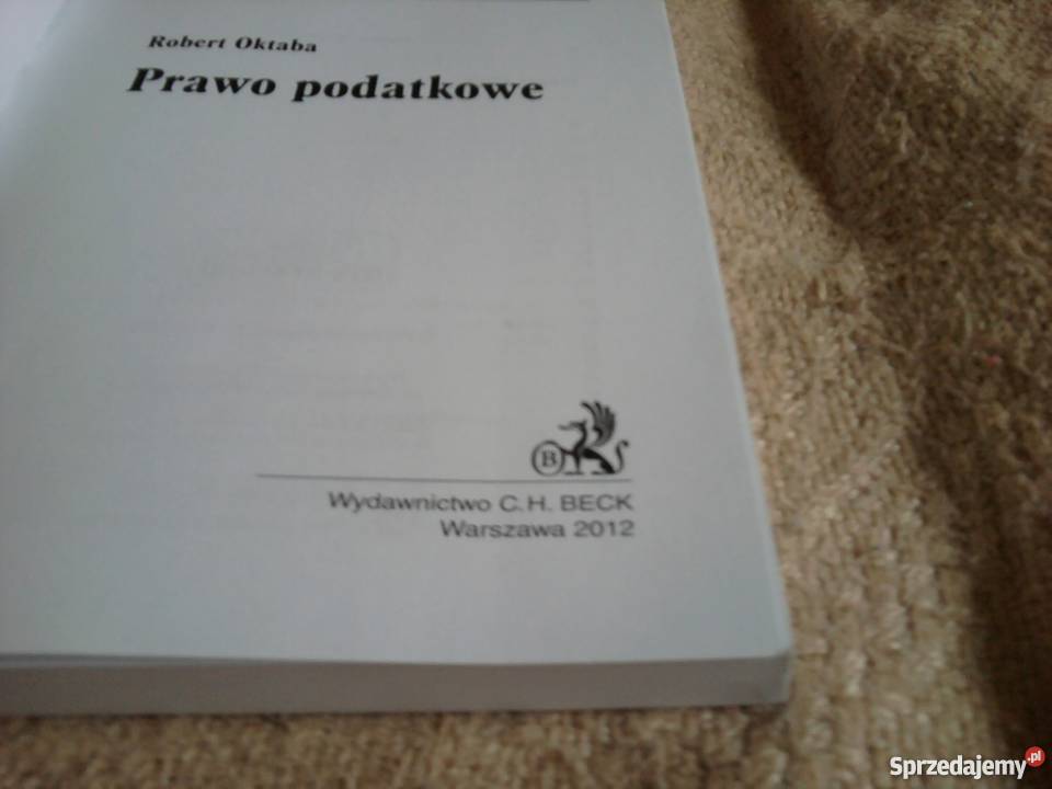 Prawo podatkowe Robert Oktaba