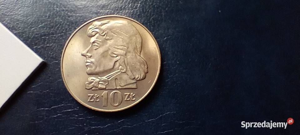 Stare monety 10 złotych 1969 Tadeusz Kościuszko Numizmatyka Lesko