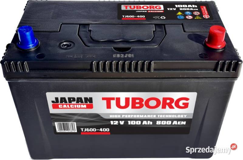 Akumulator Tuborg Japan 12V 100Ah 800A Części samochodowe wielkopolskie Luboń