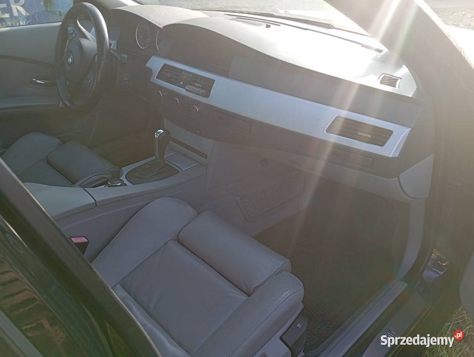 BMW 530d E61 Voll X DRIVE Aut Skóry światła przeciwmgielne Dębno