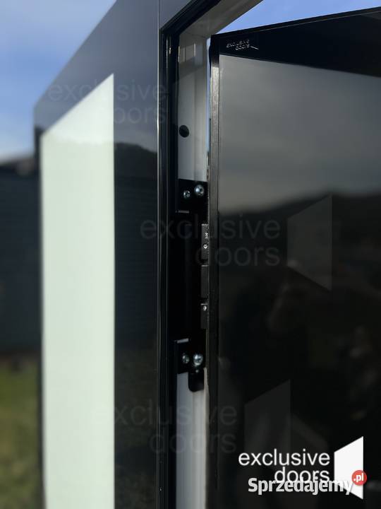 Szklane drzwi wejściowe na wymiar aluminium Metalowe Nowy Sącz sprzedam