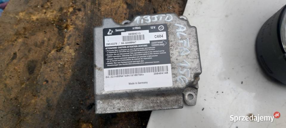 ALFA ROMEO 156 sensor airbag 60680213 Kielce
