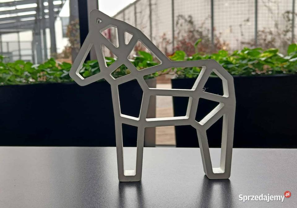 Dekoracja drewniany ażurowy konik Warszawa