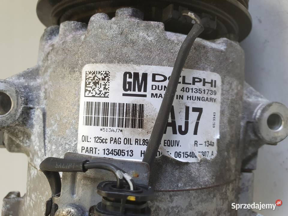 SPRĘŻARKA KLIMATYZACJI Opel Astra IV J 17 CDTI