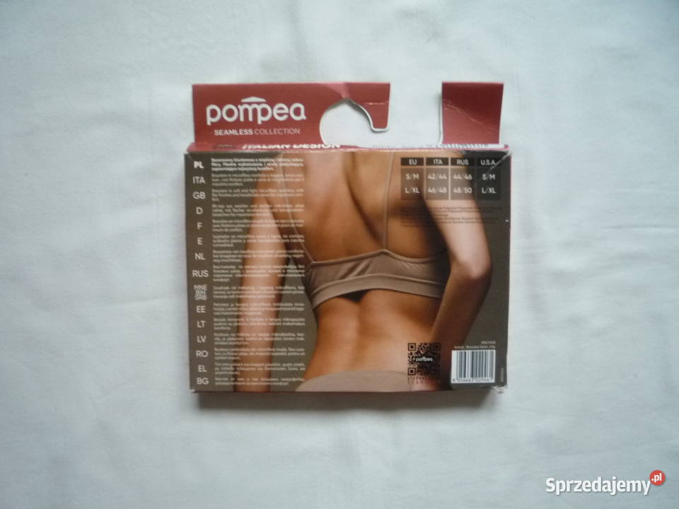 Pompea Bezszwowy biustonosz z mikrofibry SM Sportowy Szczecin