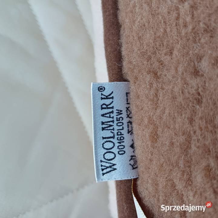 Poduszka wełniana NOWA naturalna Welmax camel Sieradz sprzedam