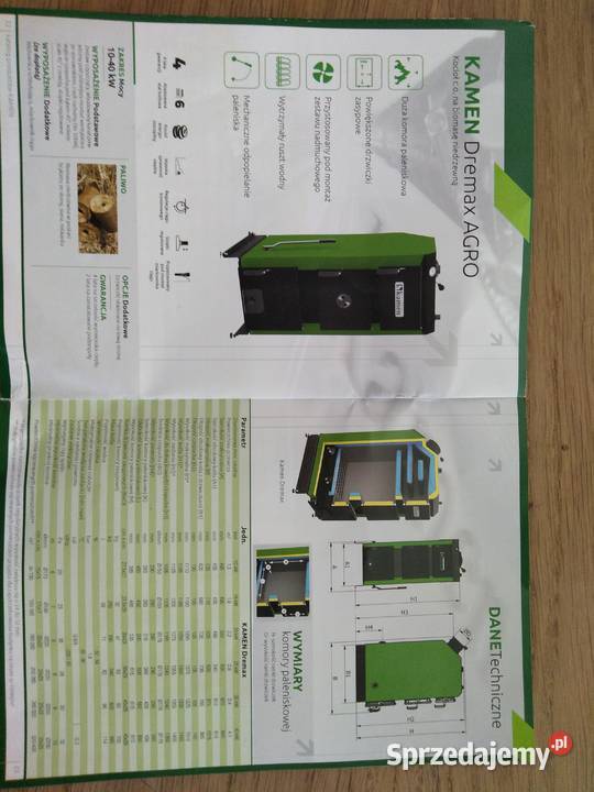 Kocioł CO KAMEN 20 KW Pozostałe Kraśnik