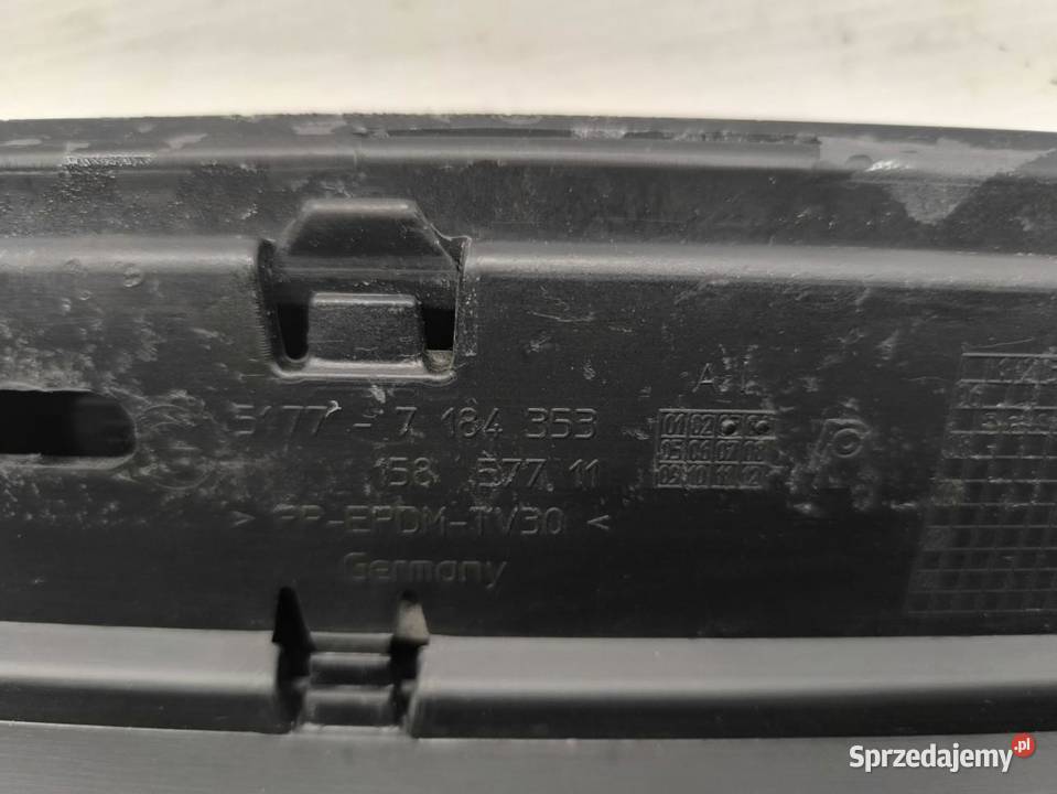 LISTWA OSŁONA PROGU LEWA BMW 1 E87 E81 SCHWARZ 2