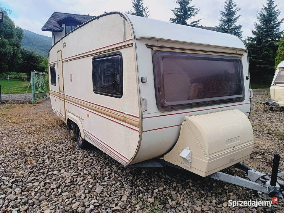przyczepa kempingowa campingowa kemping DOMEK śląskie Międzybrodzie Bialskie