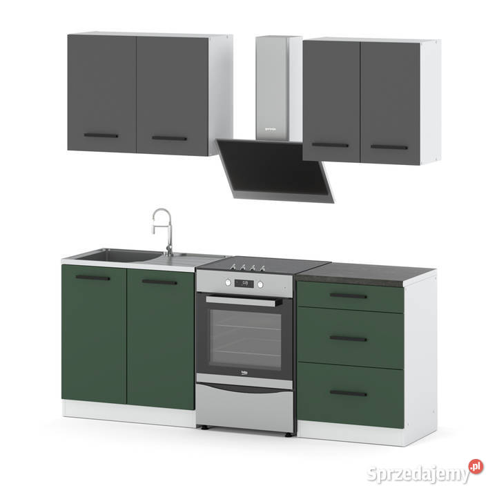 Kuchnia Modułowa Nowoczesna Z Blatem Mała 2m warmińsko-mazurskie Elbląg sprzedam