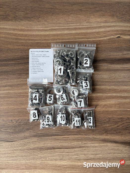 NOWY KOMPLET ŚRUB ŚRUBY NIERDZEWNE MZ ES 1752 MZ śląskie Bielsko-Biała