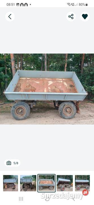 przyczepa wywrotka ifa hl 6 t Tuczna sprzedam