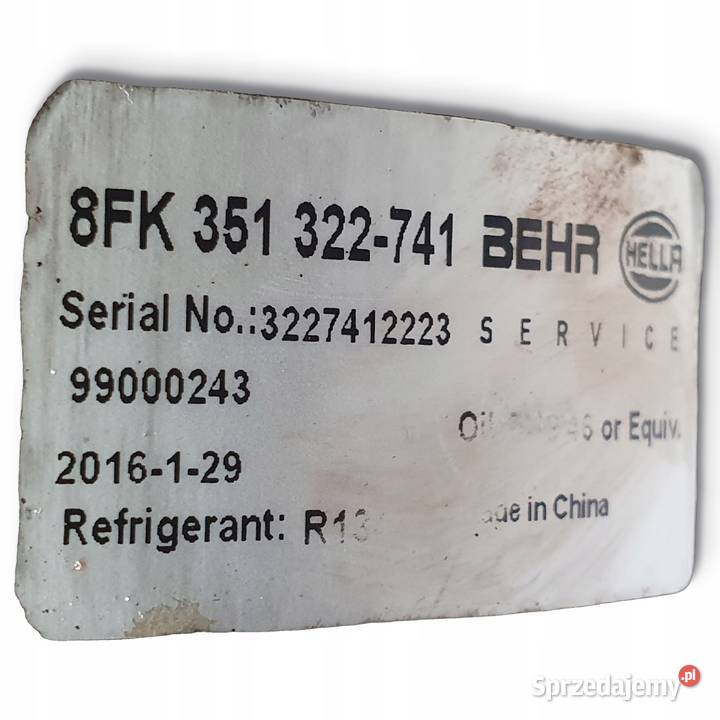 SPRĘŻARKA KLIMATYZACJI Audi A3 8P VW Golf V 20 osobowe Kompresory klimatyzacji Chełm