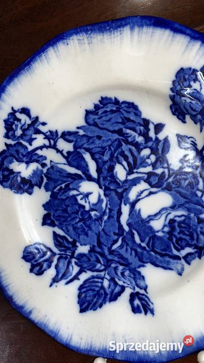 Patera Syg Staffordshire England Kobaltowa Gdańsk