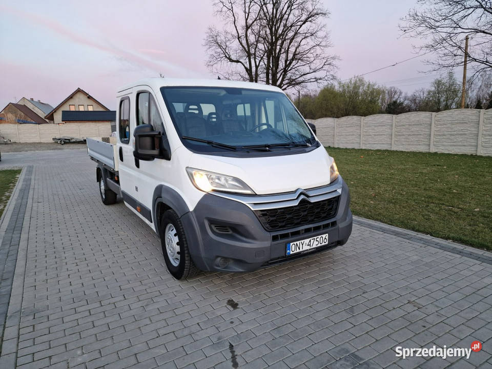 Citroen Jumper 20hdi 2017r Doka 7osobowy nieuszkodzony Strobice