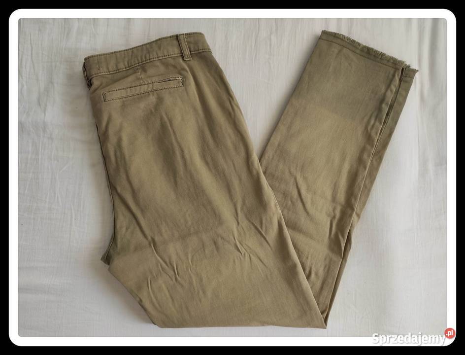 Oliwkowe spodnie damskie Top Secret długie 42 XL Płock
