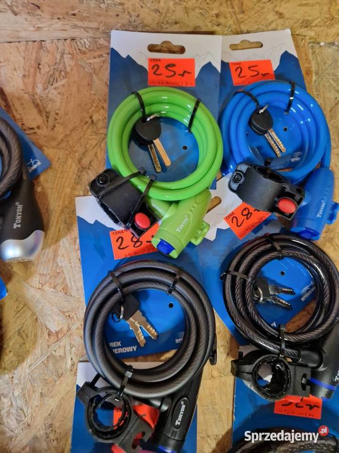 Zabezpieczenie rowerowe linka rowerowa Blokada Głogowa