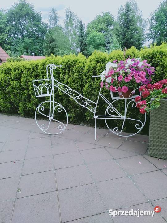 Rower kwietnik z dwoma koszami Belsoo ręcznie Gdańsk