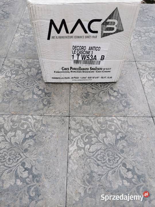 Włoskie płytki gresowe Cascine 25x25 małopolskie Poskwitów