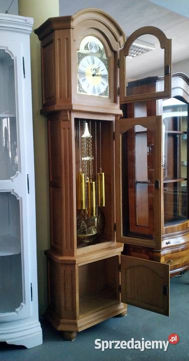 Zegar stojący kwadransowy 3 wagi dąb Tempus Białystok