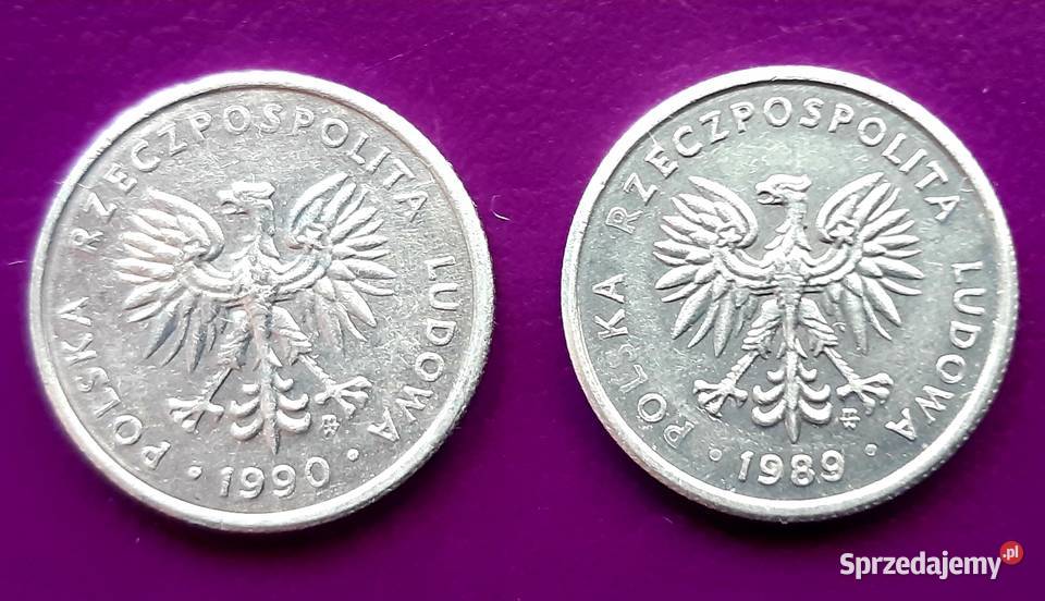 2 Monety PRL 2 ZŁOTE 19891990 Piękne Oryginały