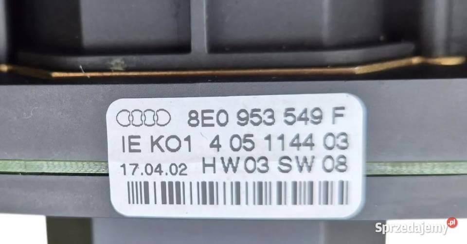 PRZEŁĄCZNIK ZESPOLONY AUDI A4 B6 B7 KOMBI AVANT Działoszyce sprzedam