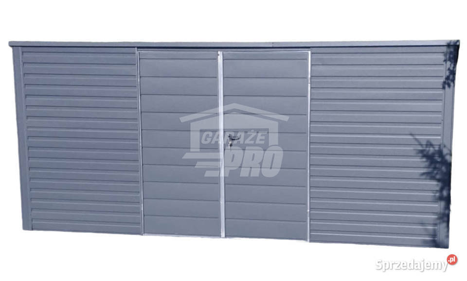 Domek ogrodowy schowek 6x3 Brama antracyt spad w Sanok sprzedam