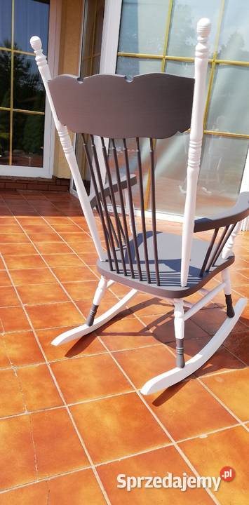 Fotel bujany na biegunach krzesło